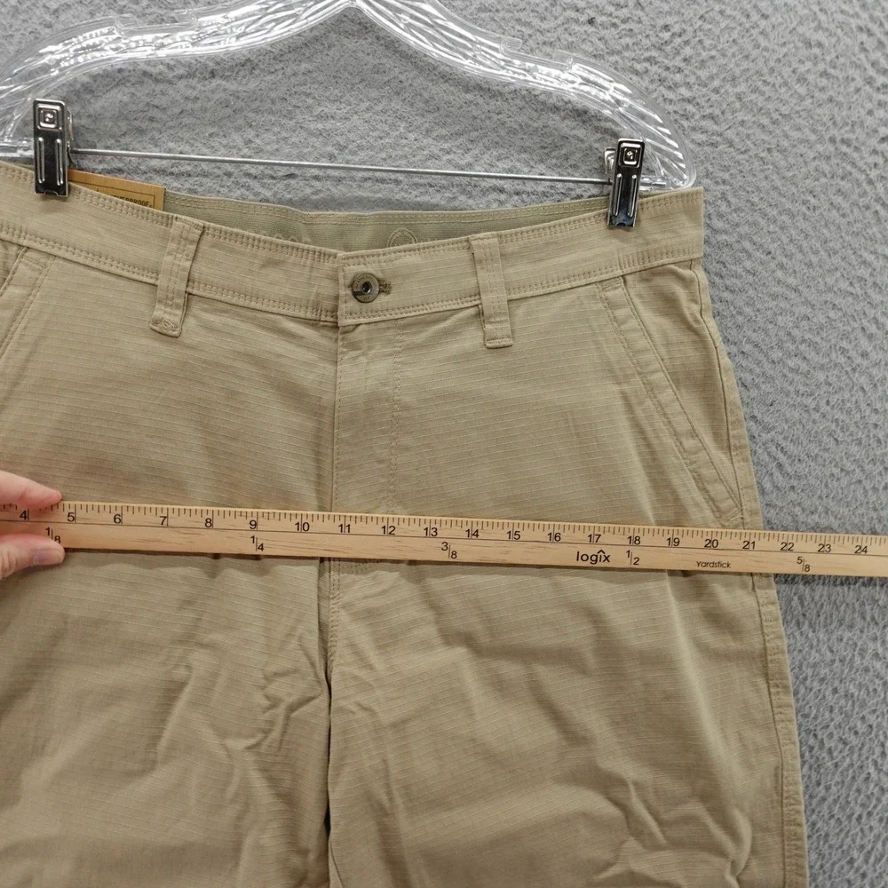 Weatherproof Mens Utility Shorts 34 Oxford Tan Stretch Cargo Ripstop NEW